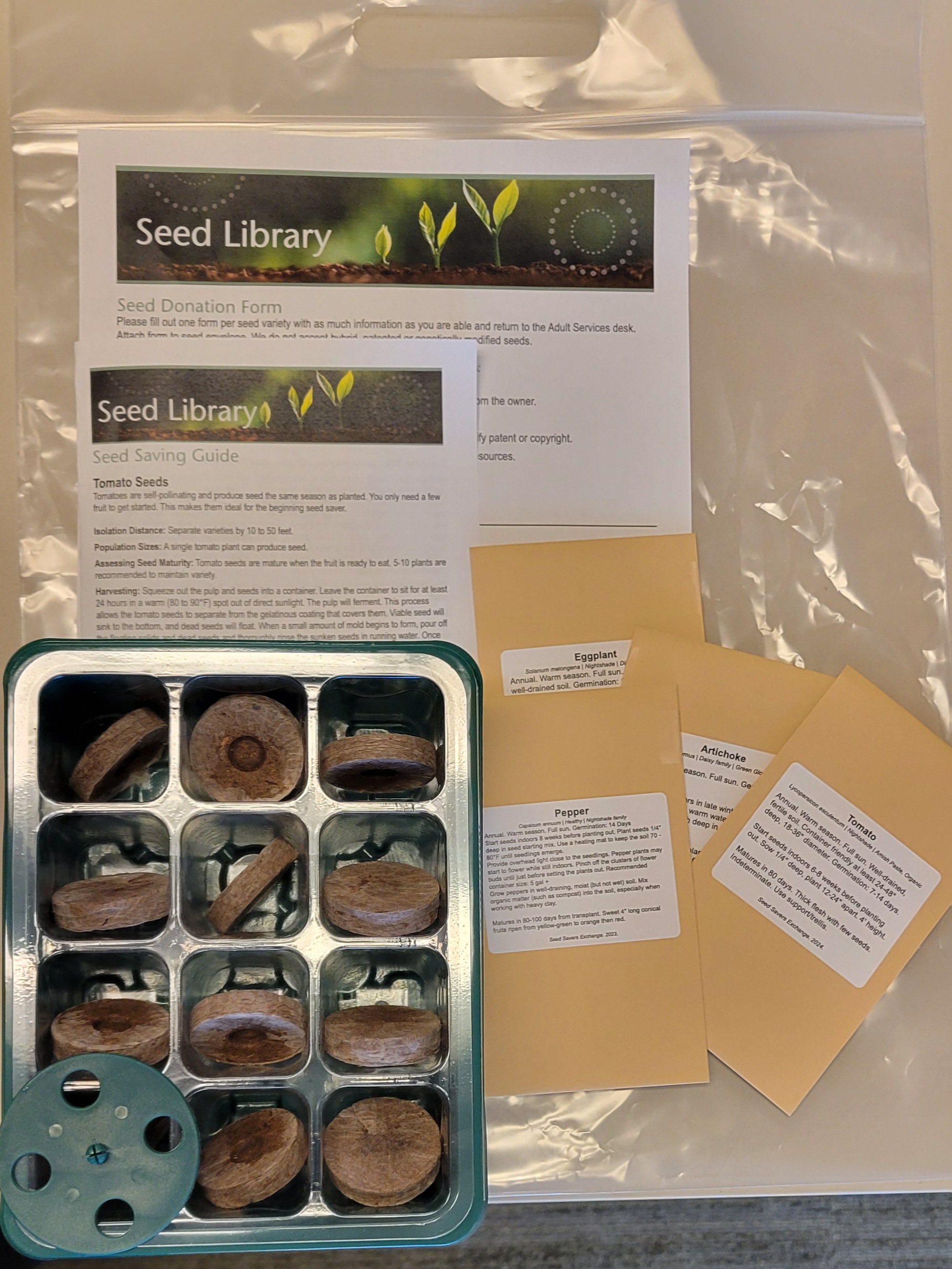 seed kit contents